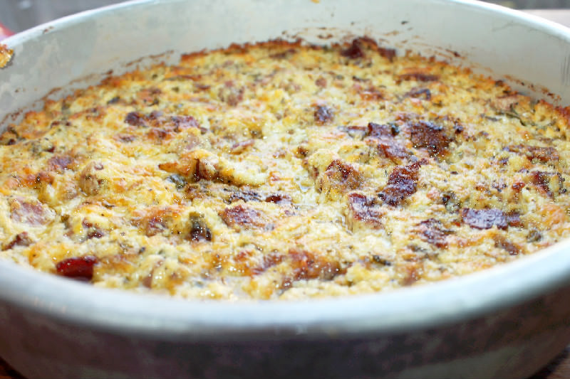 Artichoke Dip Creole Style with Andouille Sausage Creole Contessa