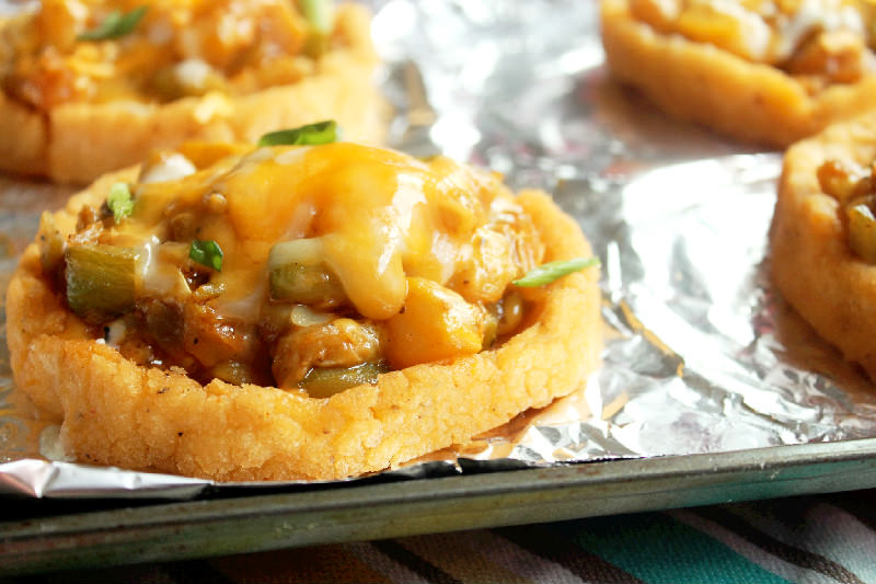 cheesy zucchini and squash stuffed sopes