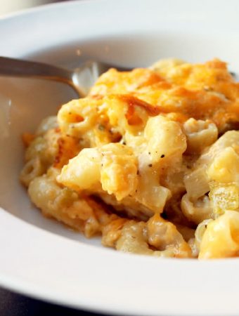 Roasted Green Chile Mac and Cheese-Creole Contessa