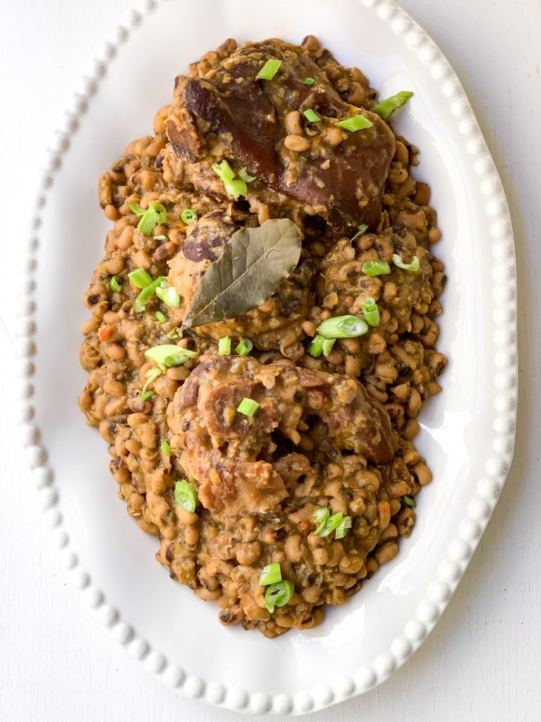 Slow Cooker Black Eyed Peas with Ham Hocks Creole Contessa