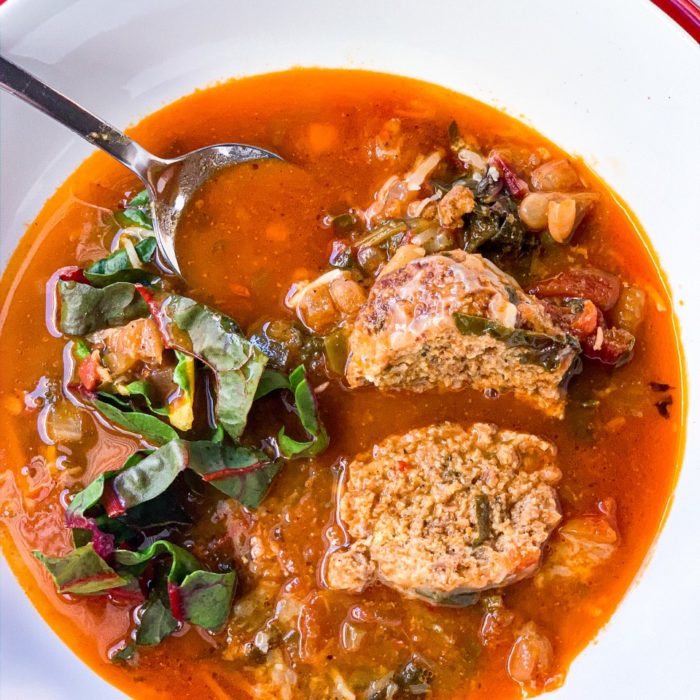 Slow Cooker Italian Wedding Soup - Creole Contessa