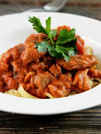 Meaty Slow Cooker Sunday Ragu with Roast-Creole Contessa