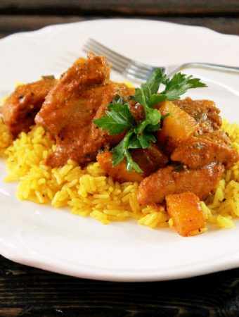 Indian Butter Chicken with Yellow Rice-Creole Contessa