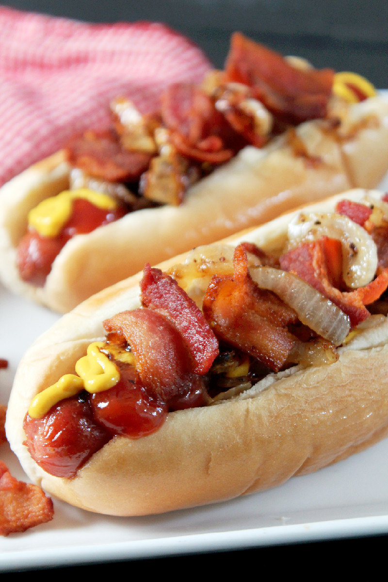bacon hot dogs (4) Creole Contessa