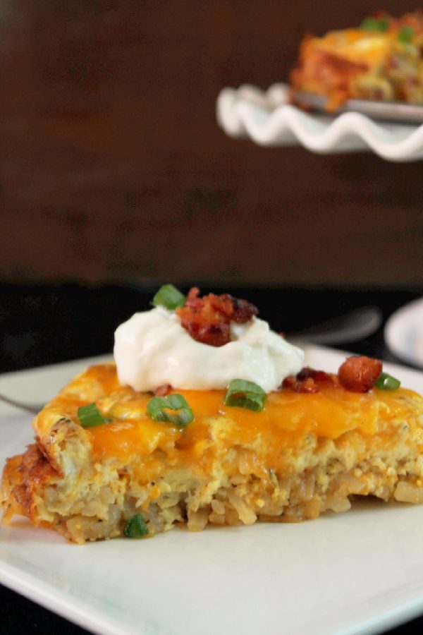 Hash Brown Quiche with Bacon Creole Contessa
