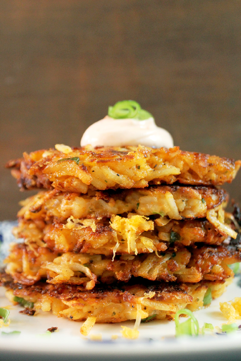 Potato and Cheese Latkes-image