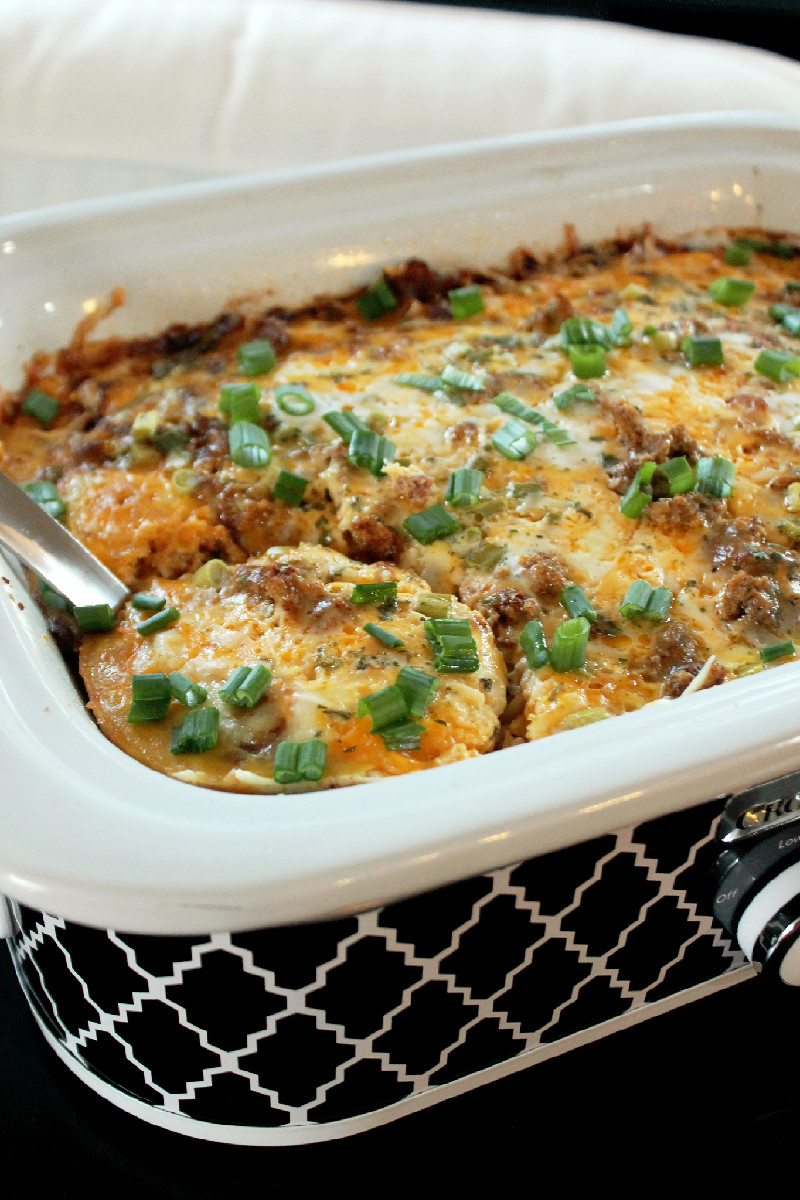 slow cooker sausage casserole (7) Creole Contessa