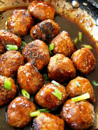 Teriyaki Meatballs-Creole Contessa