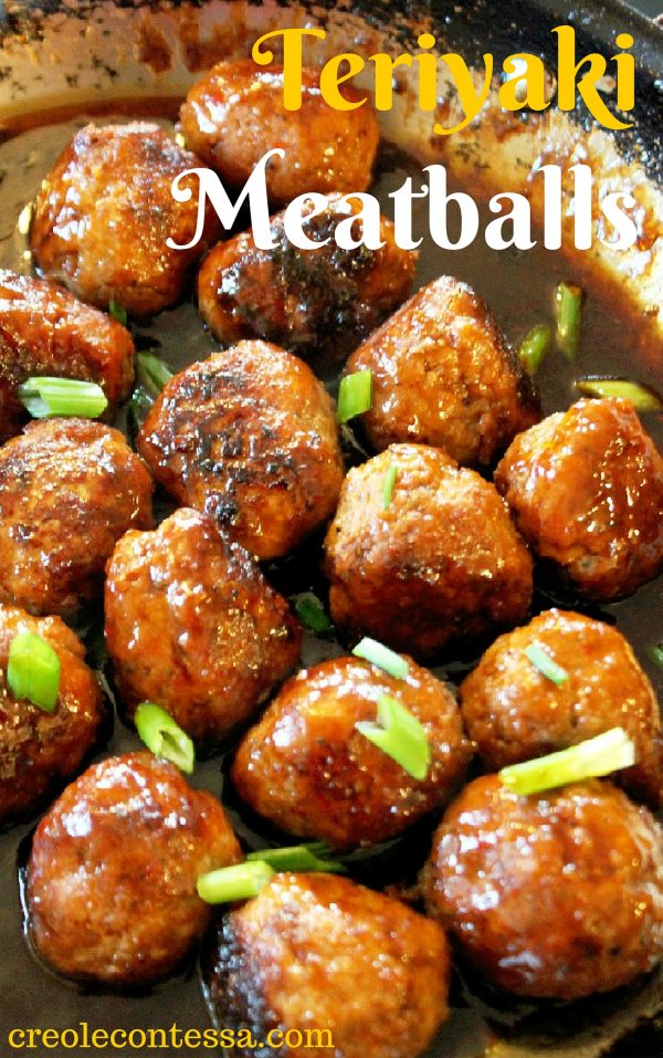 Teriyaki Meatballs Creole Contessa