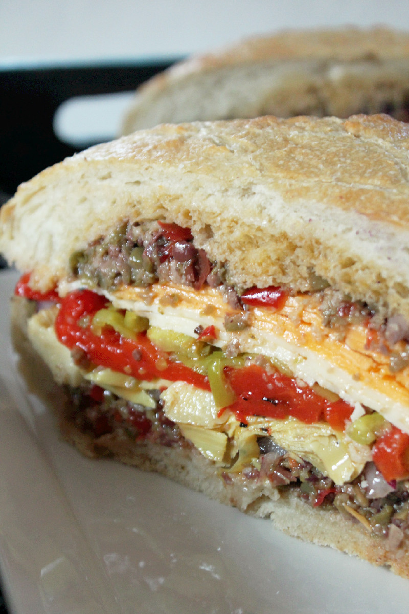 Vegetarian Muffuletta (3) Creole Contessa