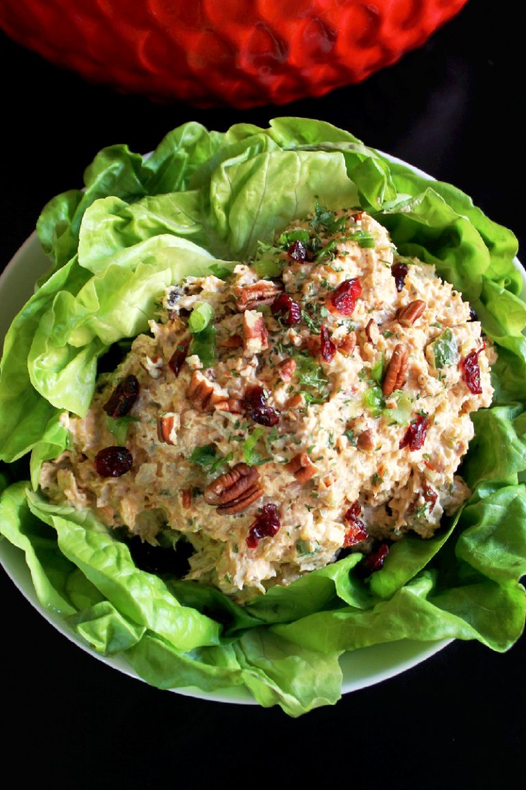 Holiday Chicken Salad with Pecans and Cranberries Creole Contessa