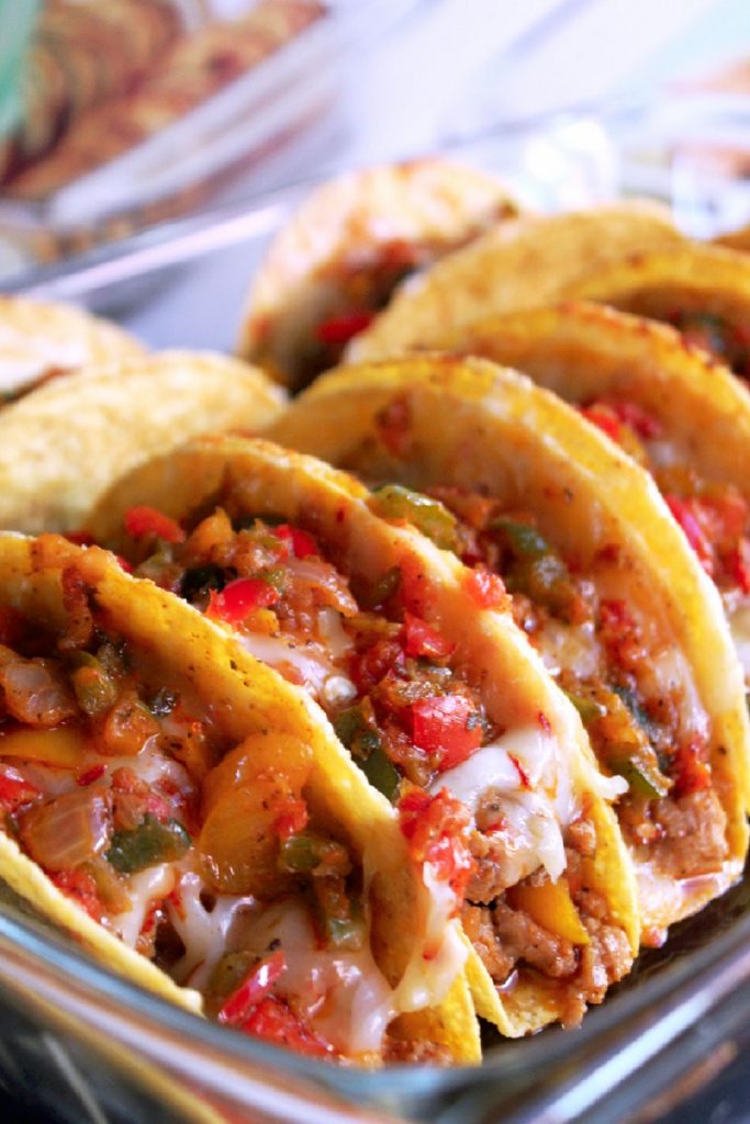 Baked Fajita Tacos Creole Contessa