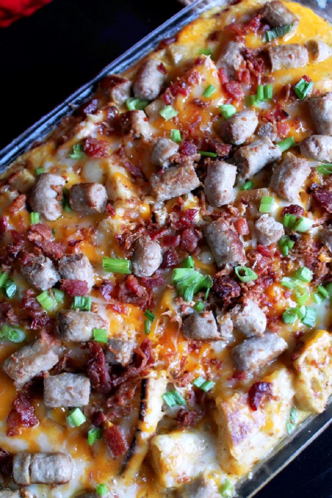 English Muffin Breakfast Casserole - Creole Contessa