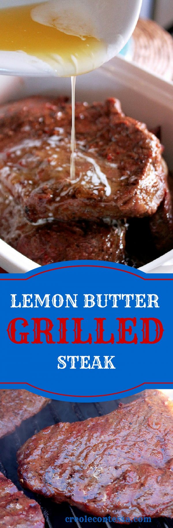Lemon Butter Grilled Steaks Creole Contessa