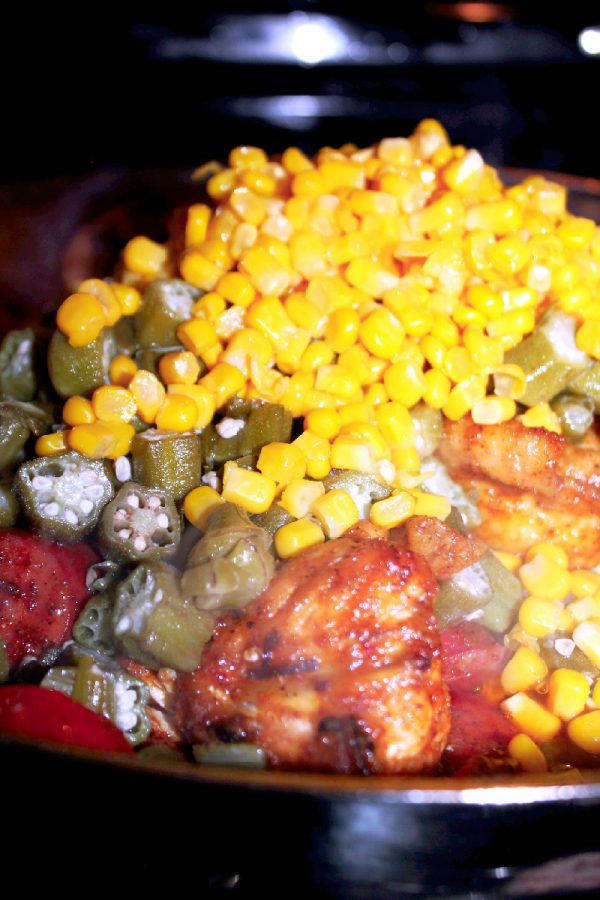 Fried Okra and Corn - Creole Contessa