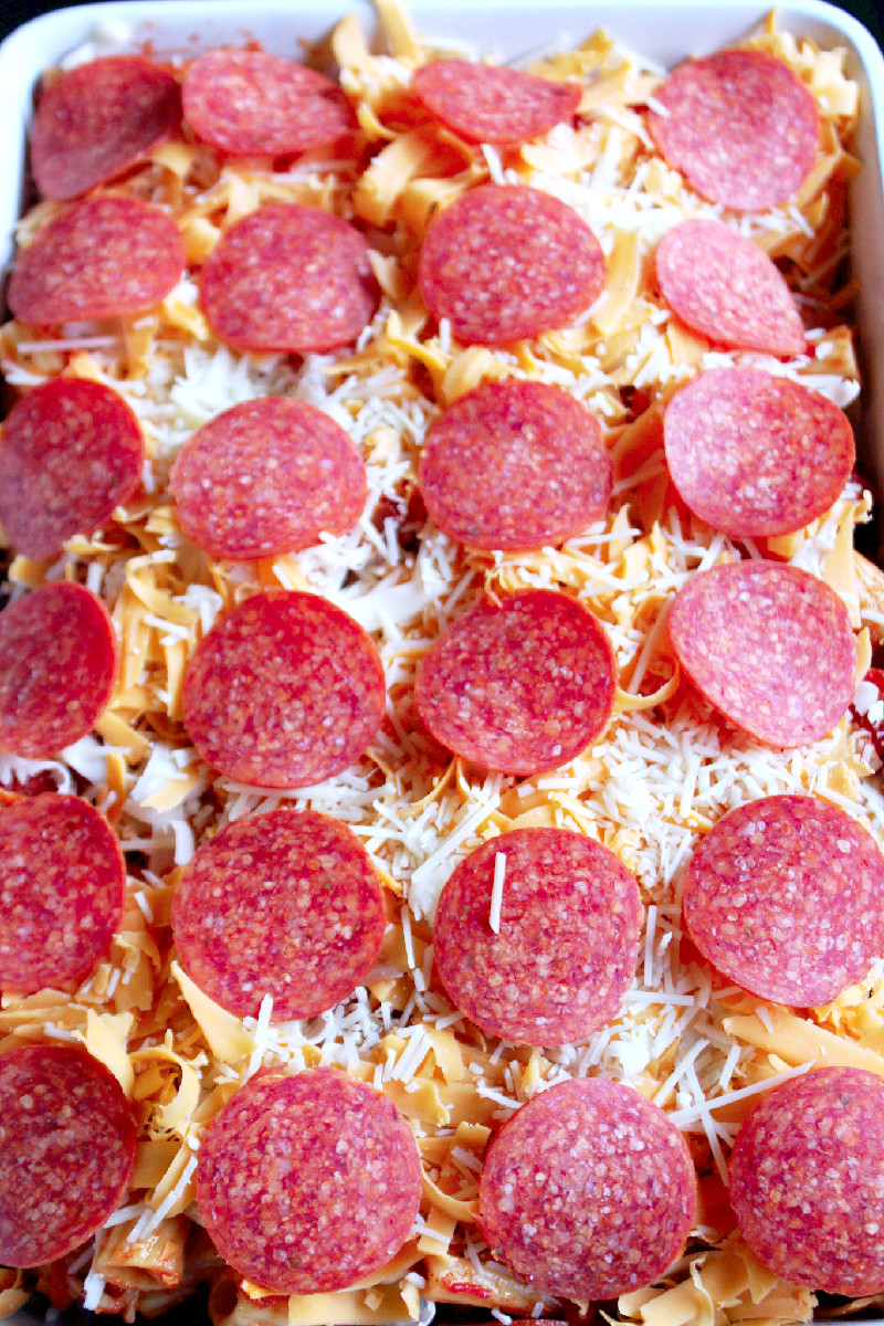 Cheesy Baked Pepperoni Pasta (4) - Creole Contessa
