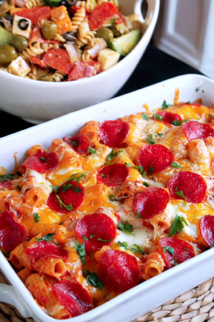 Cheesy Baked Pepperoni Pasta (7) Creole Contessa