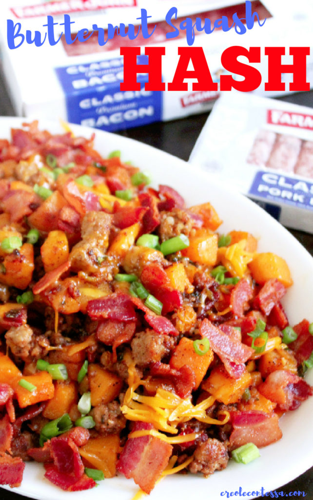 Roasted Butternut Squash Hash with Farmer John® Bacon and Farmer John