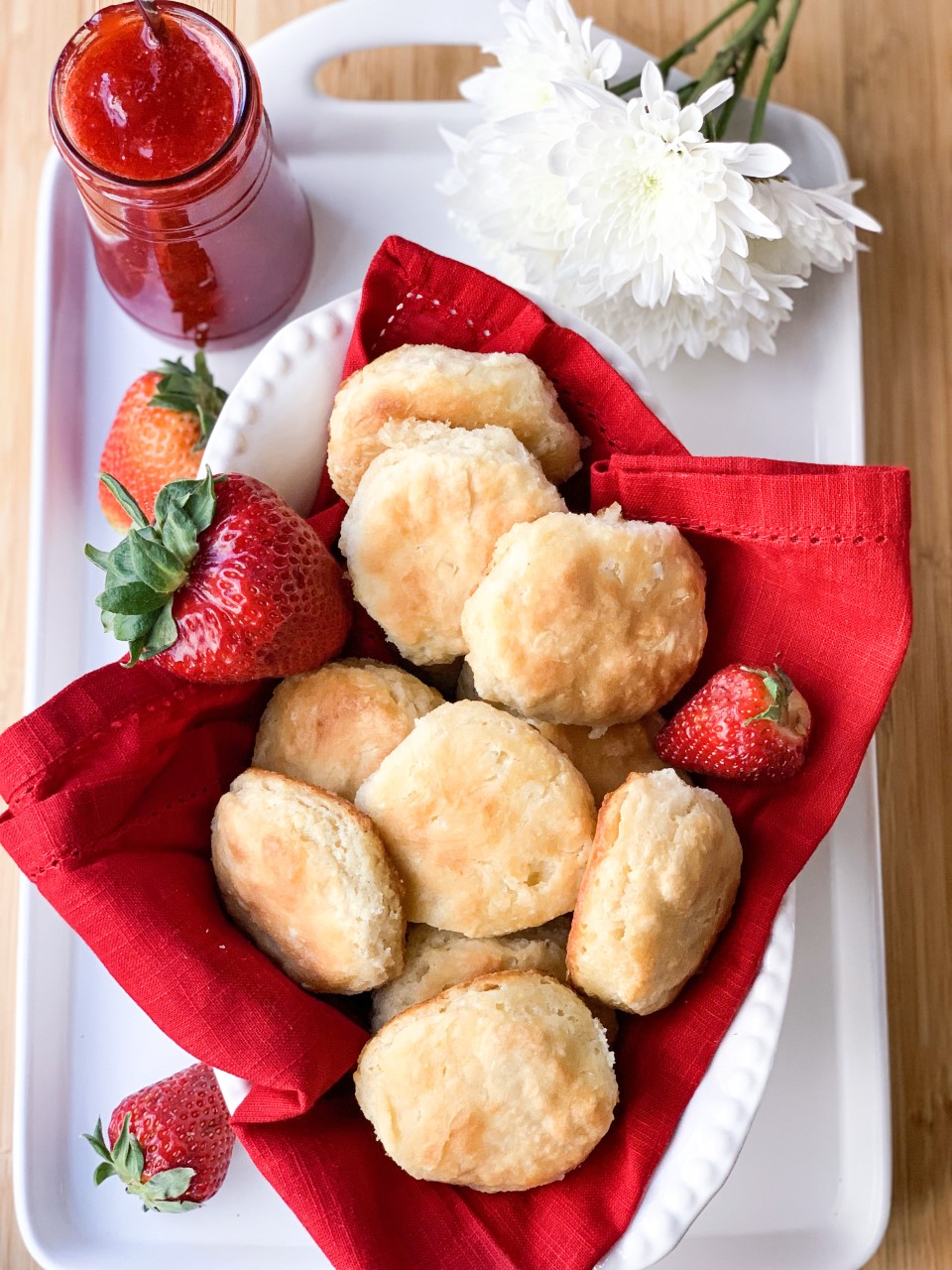 Sweet Biscuits with Strawberry Jam 3 Creole Contessa