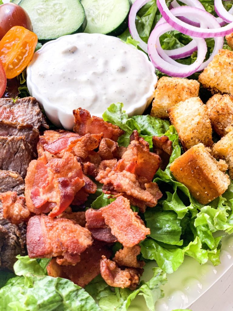 Steak Salad with Blue Cheese Buttermilk Dressing 8 Creole Contessa