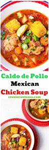 Caldo de Pollo {Mexican Chicken Soup}